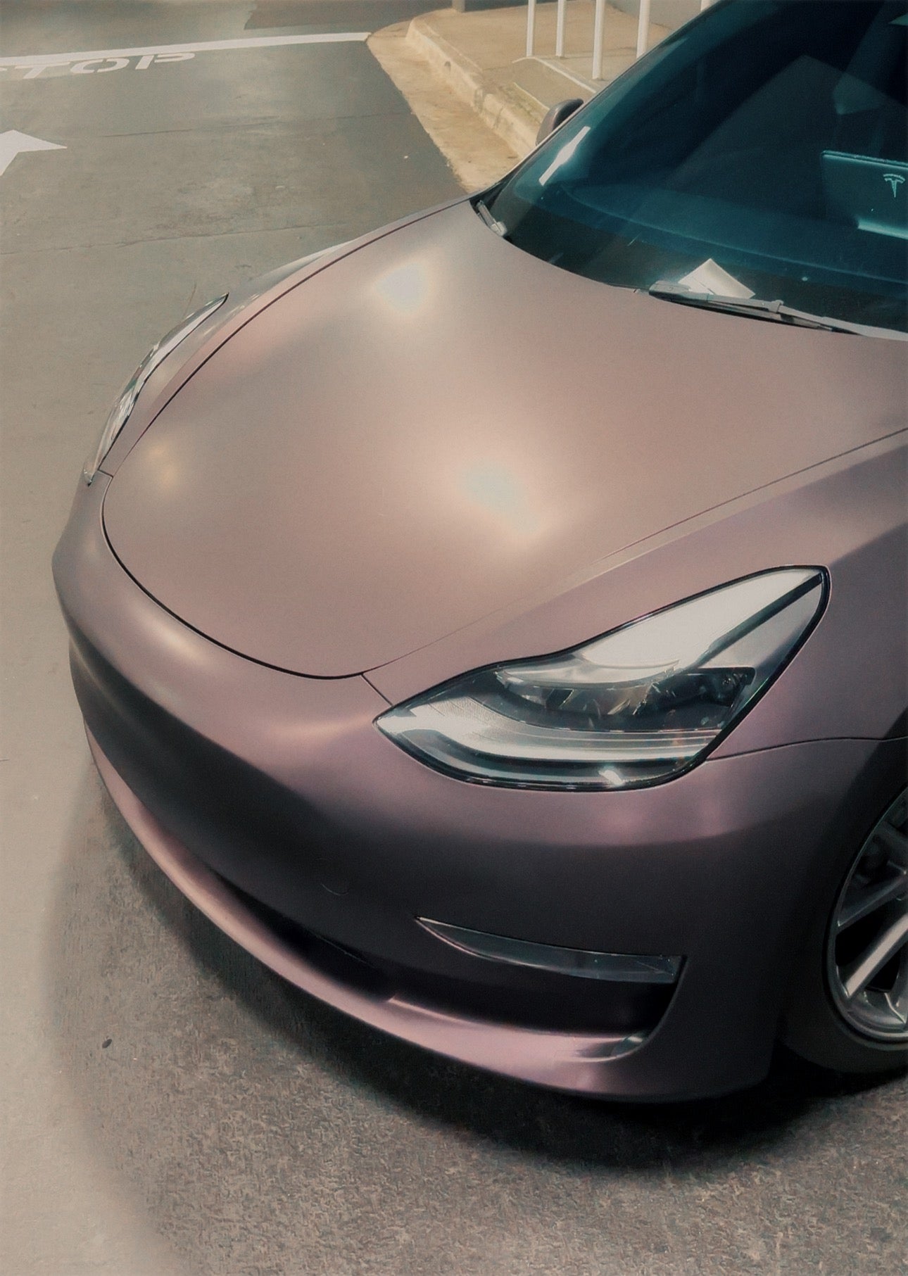 Matte Black To Purple