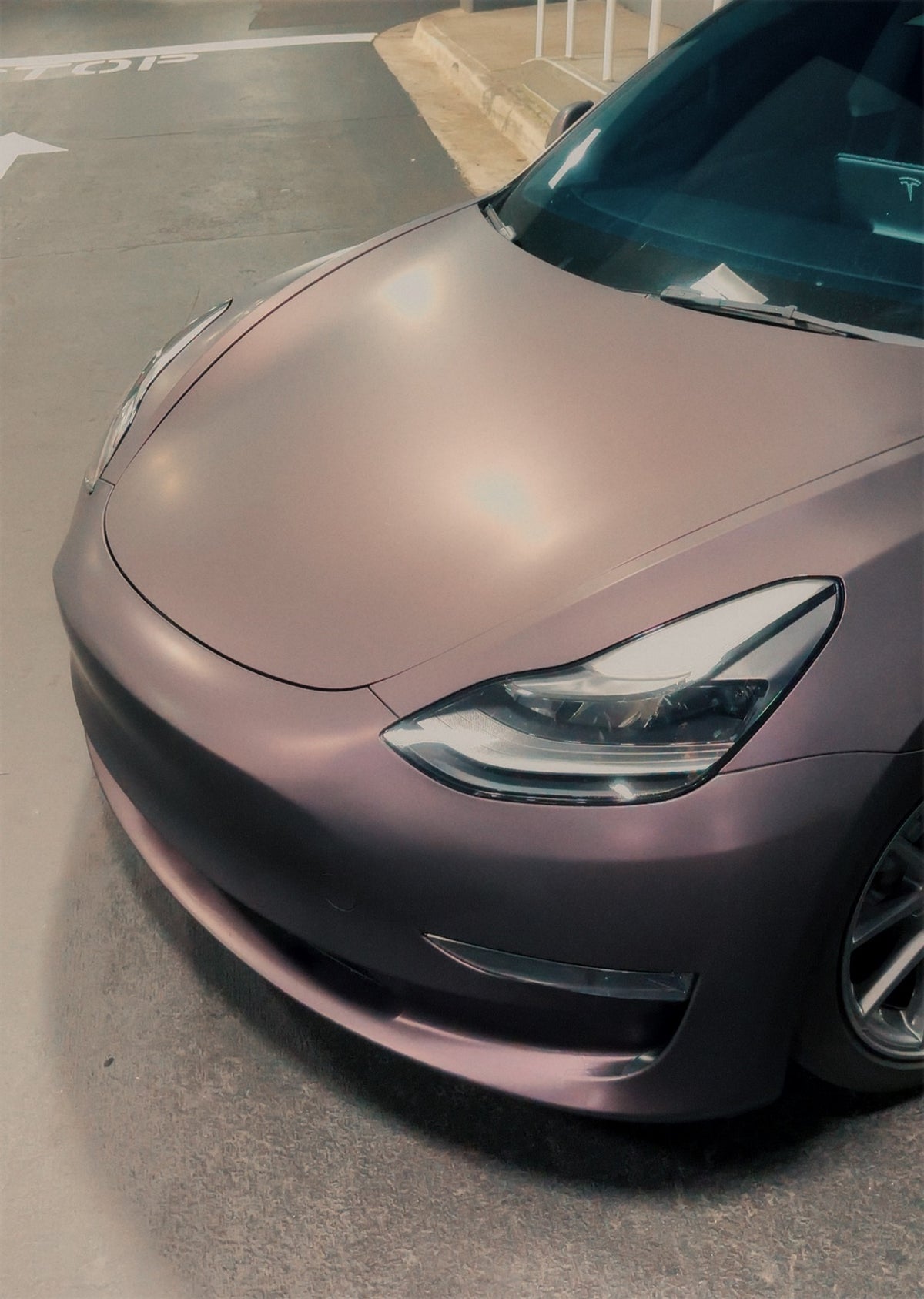 Matte Black To Purple