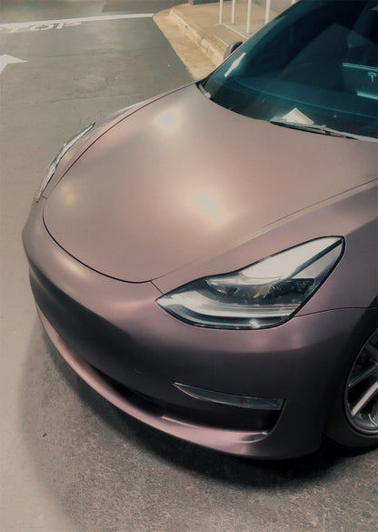 Matte Black To Purple