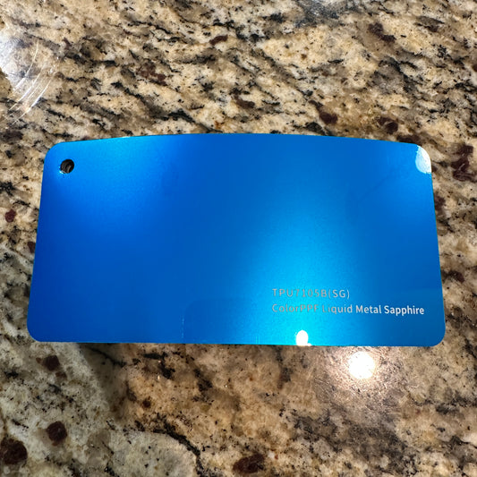 Liquid Metallic Sapphire Colored PPF