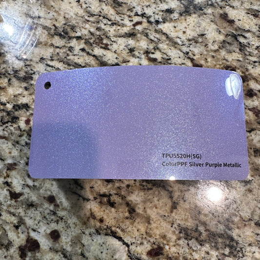 Silver Purple Metallic Colored PPF