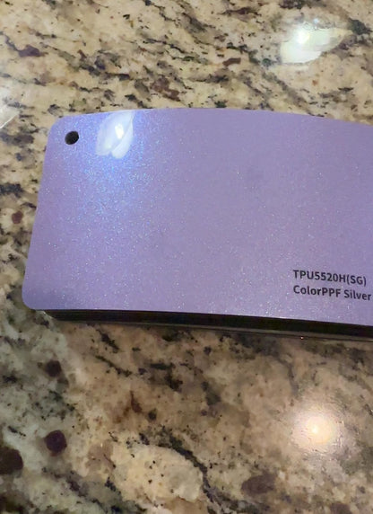 Silver Purple Metallic Colored PPF